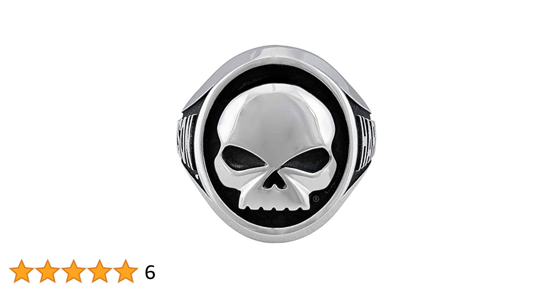 Harley-Davidson Men's Willie G Skull H-D Stainless Steel